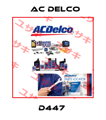 D447  AC DELCO