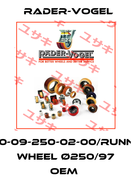 3000-09-250-02-00/Runnimg Wheel Ø250/97 oem  Rader-Vogel
