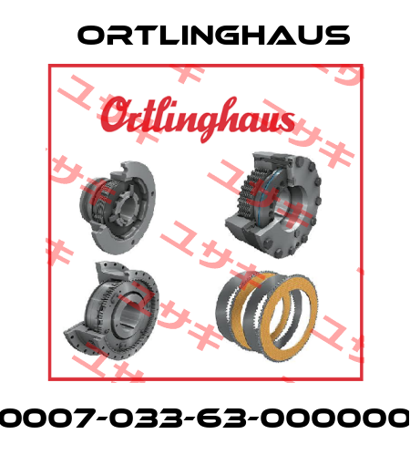 0007-033-63-000000 Ortlinghaus