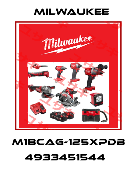 M18CAG-125XPDB 4933451544   Milwaukee