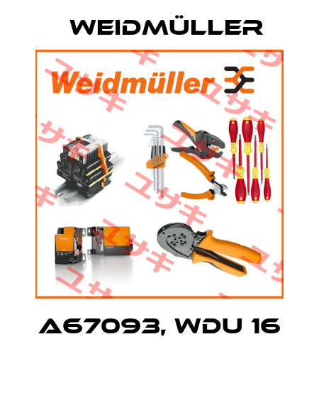 A67093, WDU 16  Weidmüller
