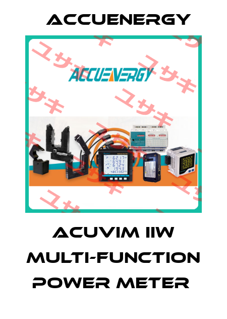 ACUVIM IIW MULTI-FUNCTION POWER METER  Accuenergy