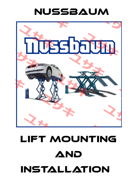 Lift mounting and installation   Nussbaum