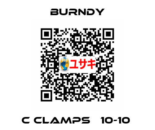 C CLAMPS   10-10  Burndy
