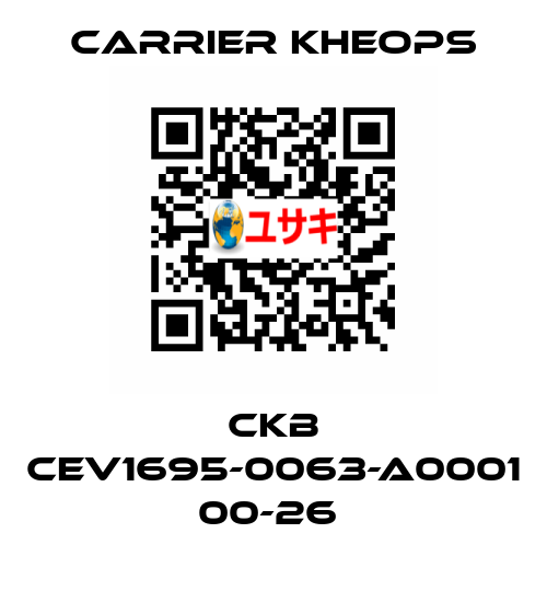 CKB CEV1695-0063-A0001 00-26  Carrier Kheops