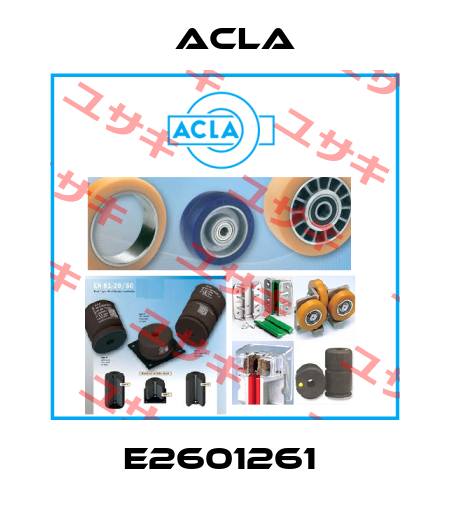 E2601261  Acla