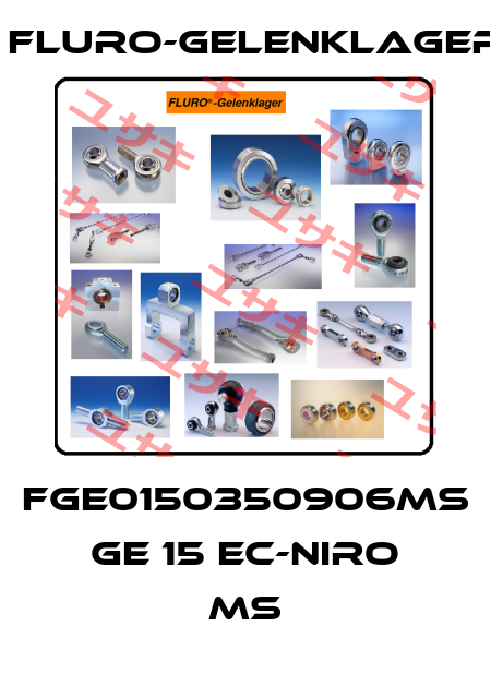 FGE0150350906MS GE 15 EC-NIRO MS FLURO-Gelenklager