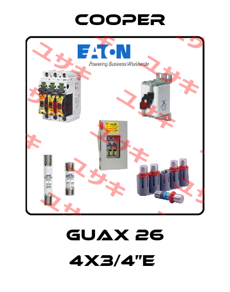 GUAX 26 4x3/4”E  Cooper