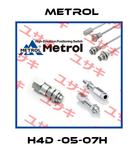 H4D -05-07H  Metrol