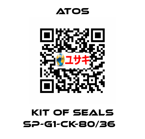 Kit of seals SP-G1-CK-80/36   Atos