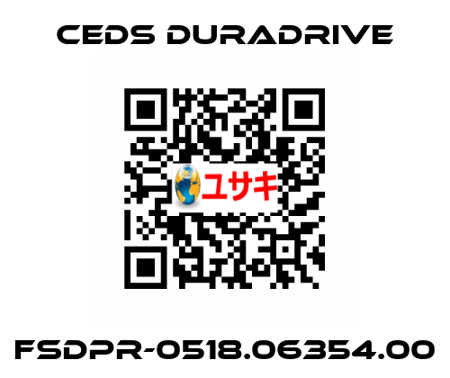 FSDPR-0518.06354.00 Ceds Duradrive