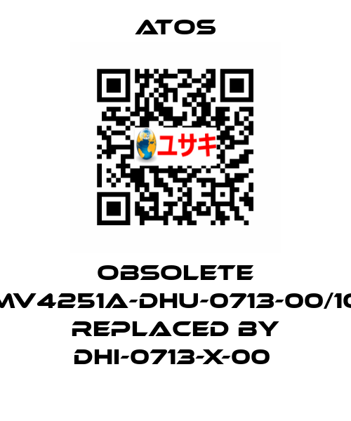 OBSOLETE MV4251A-DHU-0713-00/10 Replaced by DHI-0713-X-00  Atos