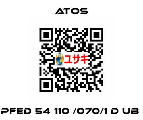 PFED 54 110 /070/1 D UB  Atos