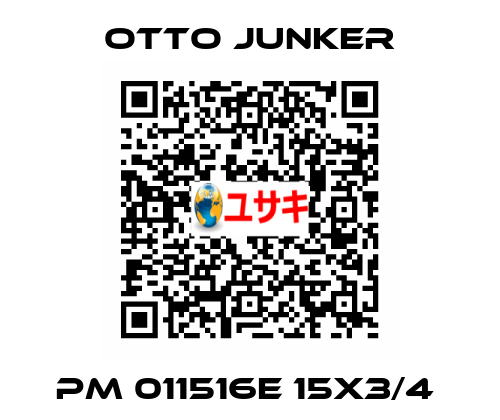 PM 011516E 15X3/4  Otto Junker