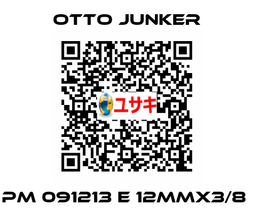 PM 091213 E 12MMX3/8  Otto Junker
