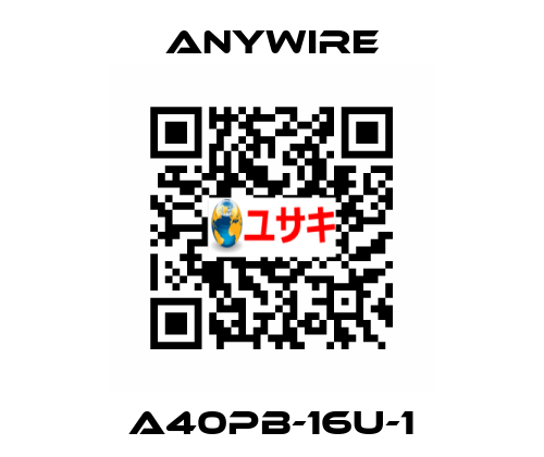 A40PB-16U-1 Anywire