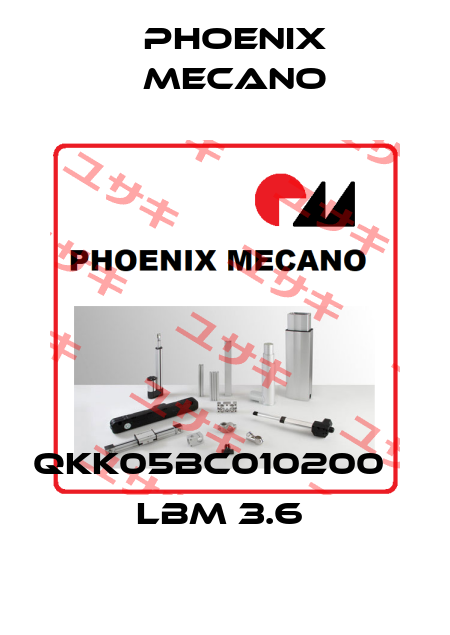 QKK05BC010200     LBM 3.6   Phoenix Mecano