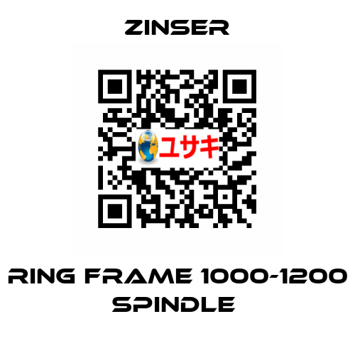 RING FRAME 1000-1200 SPINDLE  Zinser