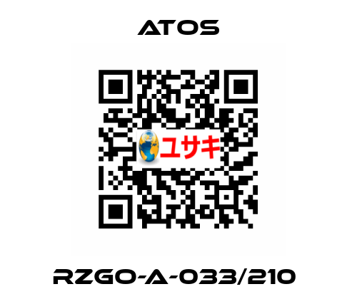 RZGO-A-033/210  Atos