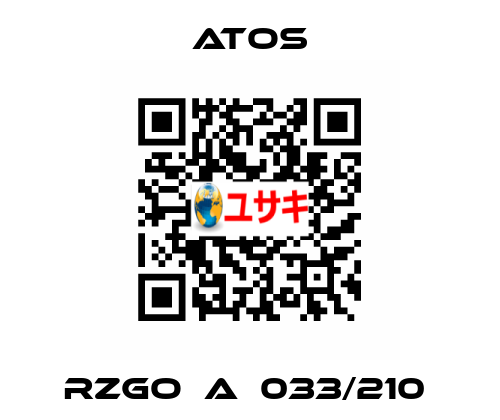 RZGO‐A‐033/210  Atos