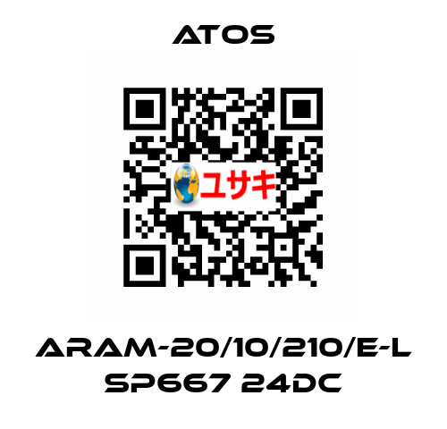 ARAM-20/10/210/E-L SP667 24DC Atos