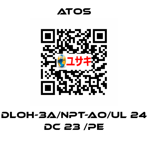 DLOH-3A/NPT-AO/UL 24 DC 23 /PE Atos