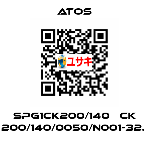 SPG1CK200/140   CK 200/140/0050/N001-32.  Atos