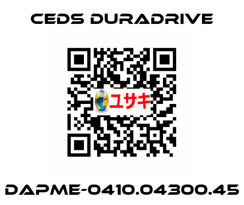 DAPME-0410.04300.45 Ceds Duradrive