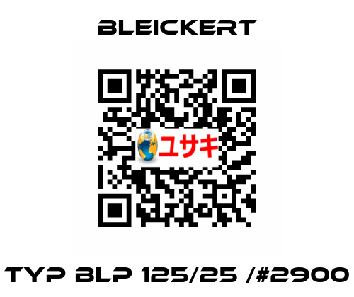 Typ BLP 125/25 /#2900 Bleickert