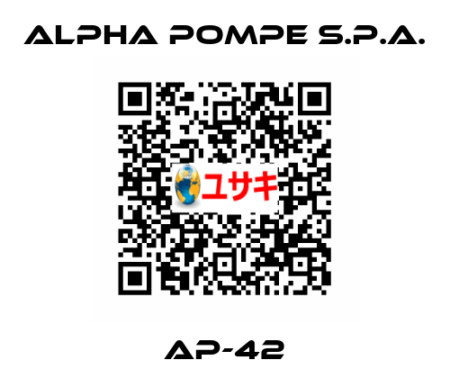 AP-42 Alpha Pompe S.P.A.