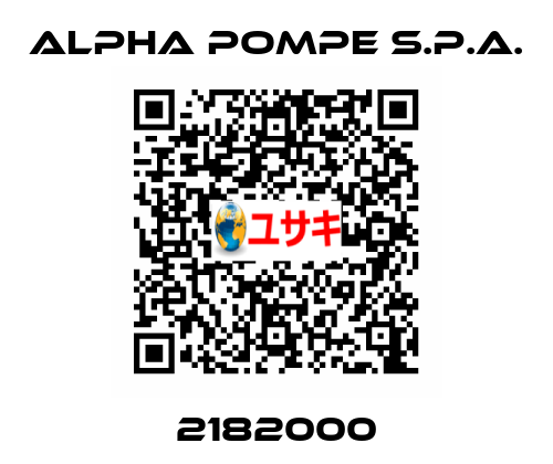 2182000 Alpha Pompe S.P.A.