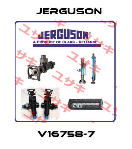 V16758-7 Jerguson