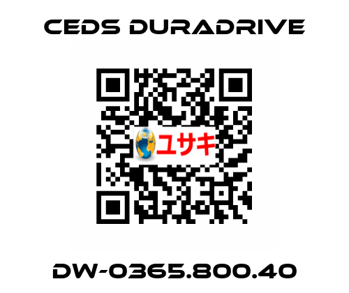 DW-0365.800.40 Ceds Duradrive