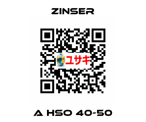 A HSO 40-50 Zinser