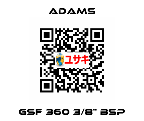 GSF 360 3/8" BSP ADAMS