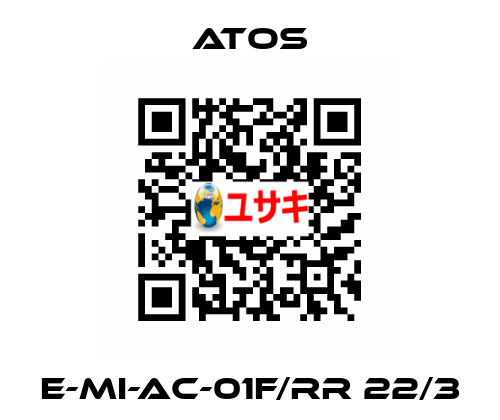 E-MI-AC-01F/RR 22/3 Atos