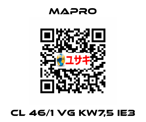 CL 46/1 VG kW7,5 IE3 Mapro