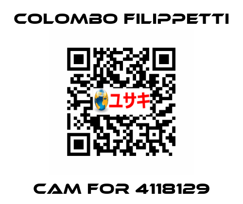 Cam for 4118129 Colombo Filippetti
