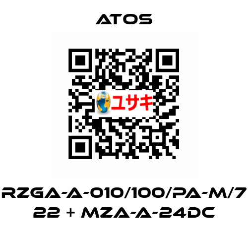 RZGA-A-010/100/PA-M/7 22 + MZA-A-24DC Atos