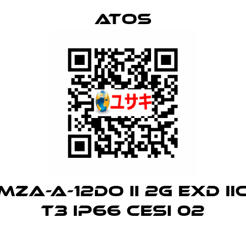 MZA-A-12DO II 2G Exd IIC T3 IP66 CESI 02 Atos