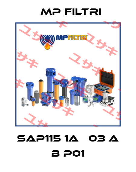 SAP115 1A А03 A B P01 MP Filtri