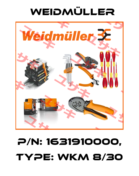 P/N: 1631910000, Type: WKM 8/30 Weidmüller