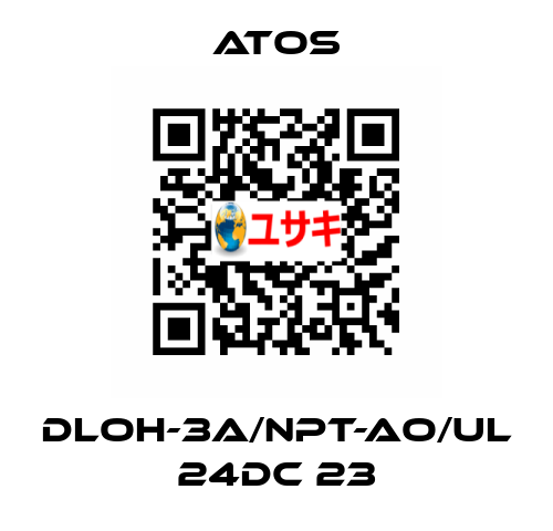 DLOH-3A/NPT-AO/UL 24DC 23 Atos