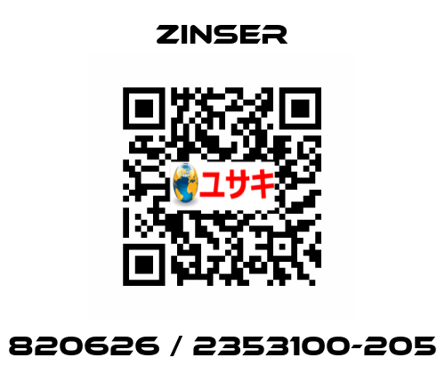 820626 / 2353100-205 Zinser