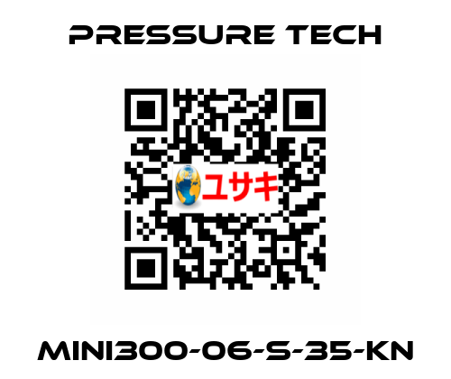 MINI300-06-S-35-KN Pressure Tech