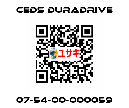 07-54-00-000059 Ceds Duradrive