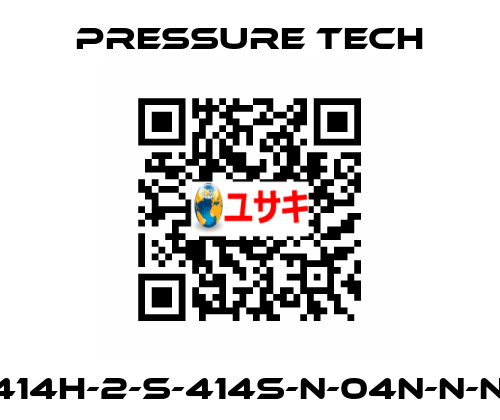 MF414H-2-S-414S-N-04N-N-NV/C Pressure Tech