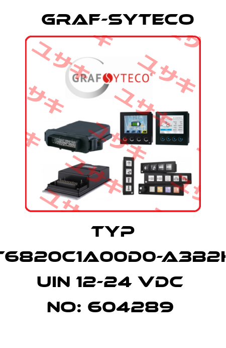 TYP AT6820C1A00D0-A3B2H2  Uin 12-24 VDC  No: 604289  Graf-Syteco