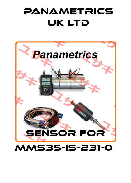 Sensor for MMS35-IS-231-0  PANAMETRICS UK LTD