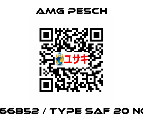 166852 / type SAF 20 NC AMG Pesch